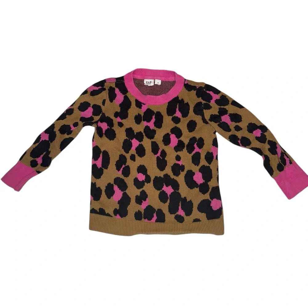 Gap Kids‎ Girls Animal Print Pullover Sweater size XS